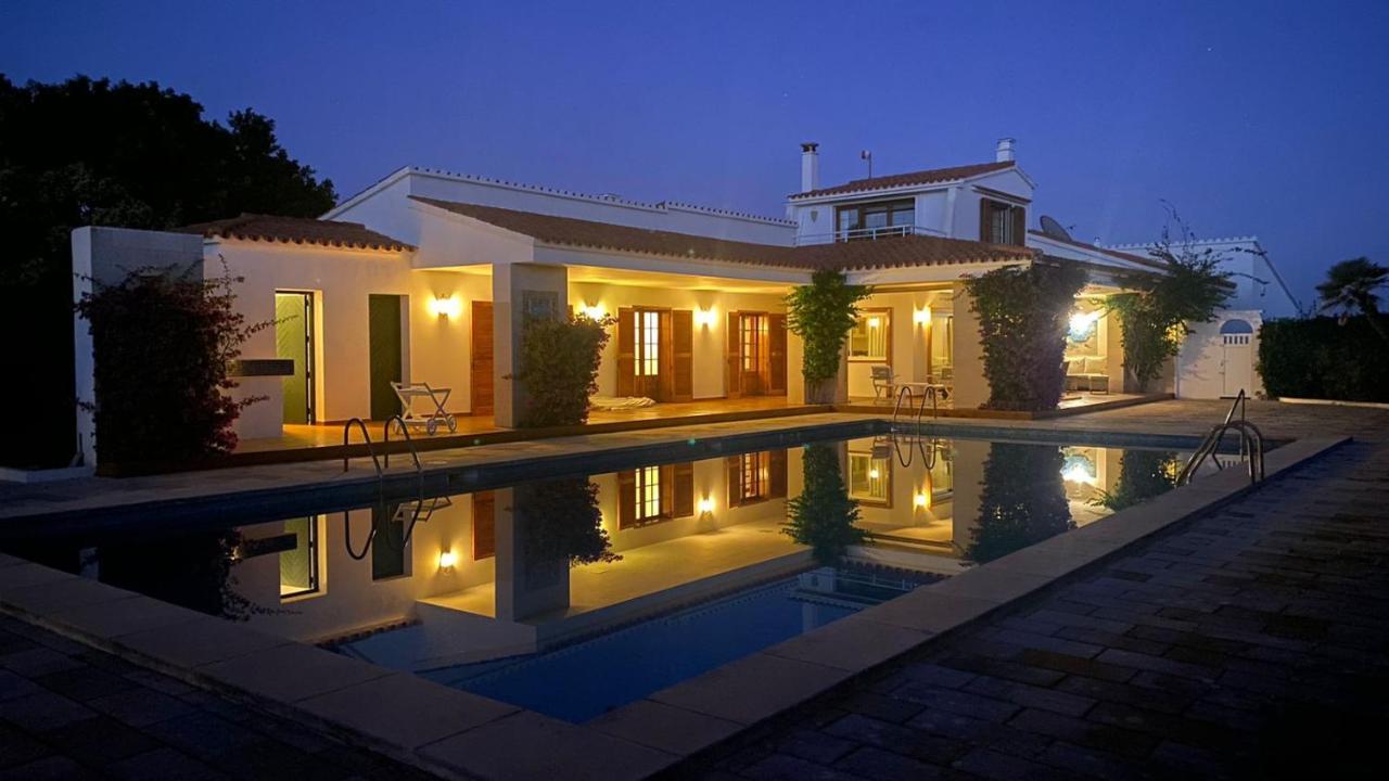 La Calma Espectacular Villa Con Jardin Y Piscina En Menorca S'Algar Exterior photo