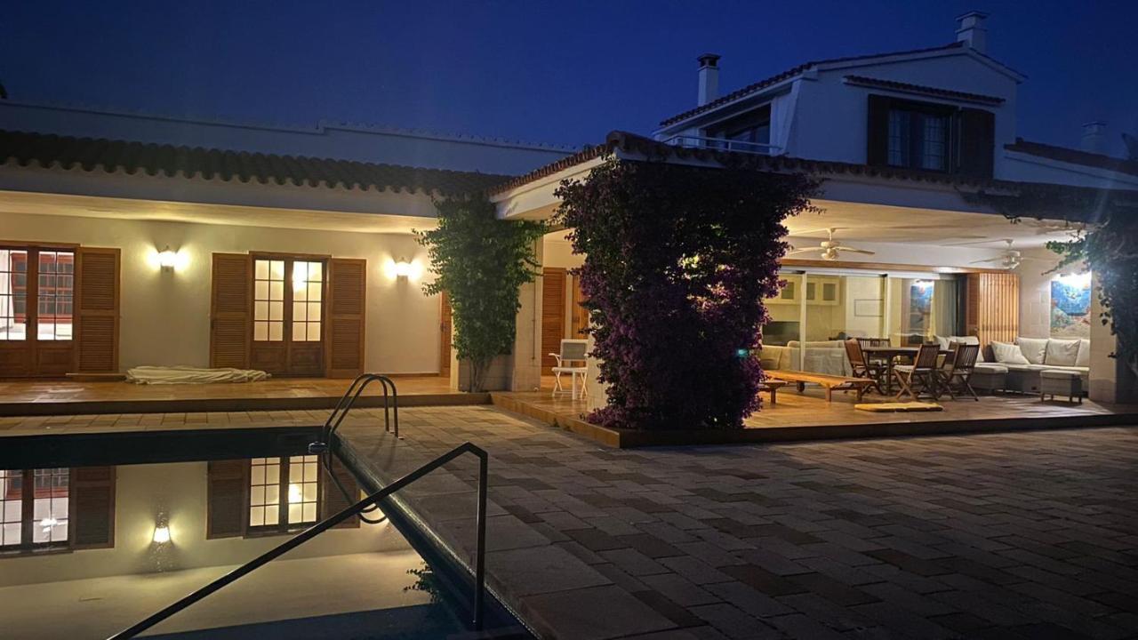 La Calma Espectacular Villa Con Jardin Y Piscina En Menorca S'Algar Exterior photo
